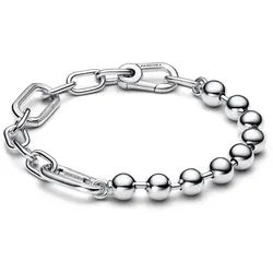 Pandora Armband Me 592793C00 Gliederkettenarmband Damen Metallperlen Silber 16 cm