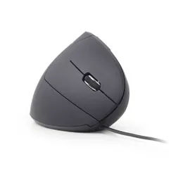 Gembird Gembird MUS-ERGO-01 Ergonomische Maus USB Optisch Schwarz 6 Tasten 12 Mäuse schwarz
