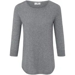 Le pull en soie et cachemire Peter Hahn Seide/Kaschmir gris