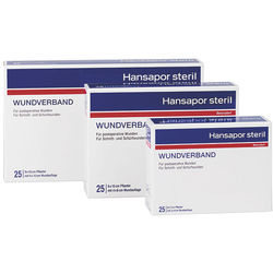 BSN Hansapor steril Wundverband, 10 x 20 cm 3 Stück 3 Stück1 Packung