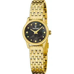 Festina Quarz Damen Mademoiselle F20750/6 - schwarz,gold - 23mm