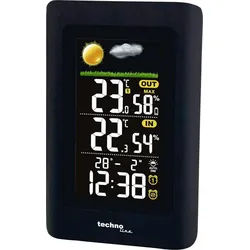 technoline Technoline WS 6447 Wetterstationen/Thermometer (innen,außen) Schwarz Wetterstation