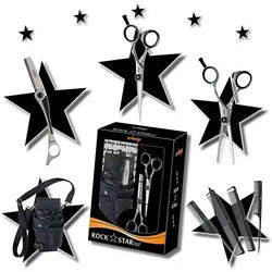 e-kwip - Rock Star(ter) Set - Scherenset 5,5 Zoll (HS+ MS+ Razor+ Tasche) - 0349