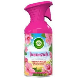 AIR WICK Duftspray, 250 ml, Lufterfrischer beseitigt unangenehme Gerüche mit sofortiger Wirkung, Hawaiianische Hibiskusblüte