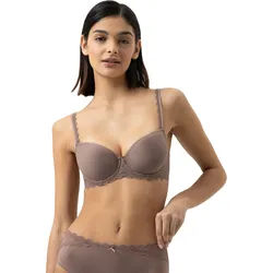 Bügel-BH MEY "SERIE AMOROUS", Damen, Gr. 85, Cup D, milk`n coffee, Spitze, Obermaterial: 77% Polyamid, 23% Elasthan, BHs Bügel-BH, verstellbare BH-Träger verleihen optimalen Sitz