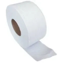 Jumbo-Toilettenpapier, Tissue, 2-lagig, hochweiß, 180 m, Hochweißes Klopapier aus 100% Zellstoff, 1 Paket = 12 Rollen à 180 Meter