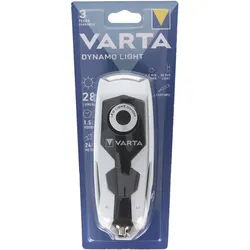 Varta LED Taschenlampe Power Line, Dynamo Light 28 Lumen, dynamobetrieben inklusive Li-Ionen Akku