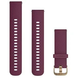Schnellwechsel-Armbänder (20 mm) Goldenes Silikonarmband