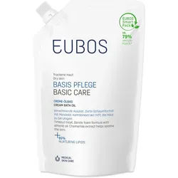 EUBOS Basis Pflege Creme-ölbad, Nachfüllbeutel 400 ml
