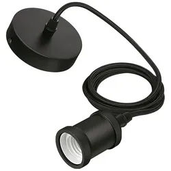 Philips Cord Vintage E27, schwarz