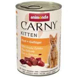 ANIMONDA Cat Carny Rindfleisch, Geflügel 400g