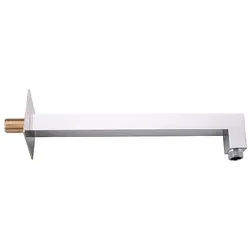 Wand-Anschlussrohr 90° eckig für Kopfbrause / Regendusche - chrom - Länge 300 mm ** 1m/133,30 EUR