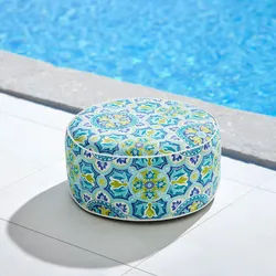 Pouf Cassy Blau ca. 53x23 cm