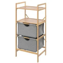 Wenko Regal mit 2 Schubladen »Bahari« Bambus braun, 96x34 cm