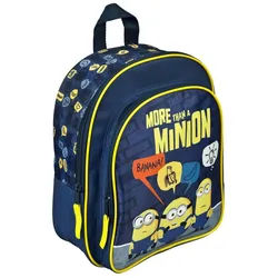 UNDERCOVER Kinderrucksack Minions - Kinder-Rucksack mit Vortasche - ca. 25 x 31 x 10 cm blau|gelb