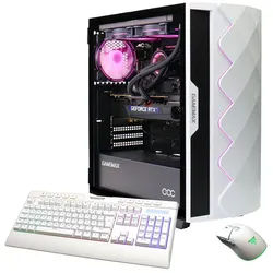 GAMEMAX Diamond WT 7844 AMD Ryzen 5 9600X 16GB DDR5 1TB SSD RTX 5060 Gaming-PC (AMD Ryzen 5 9600X, RTX 5060, 16 GB RAM, 1000 GB SSD, Wasserkühlung, Windows 11, DDR5 RAM) weiß