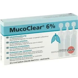 MUCOCLEAR 6% NaCl Inhalationslösung 20X4 ml Inhalationslösung