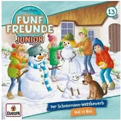 Hörspiel Fünf Freunde Junior 13: Der Schneemann-Wettbewerb / Wal in Not