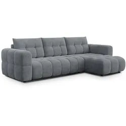 ECKSOFA CLOUDI 4-Sitzer rechts, dunkelgrau