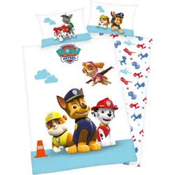 Babybettwäsche PAW PATROL "Paw Patrol", bunt, B/L: 100cm x 135cm, 1 Stk., 1 Stk., Flanell, B/L: 60cm x 40cm, Flanell, Obermaterial: 100% Baumwolle, Bettwäsche, mit tollem "Paw Patrol" Motiv