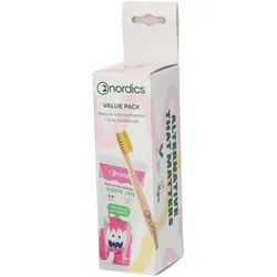 nordics Zahnpasta Kids Bubble Gum Spar Pack