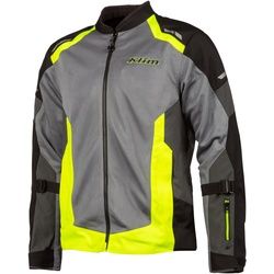 Klim Induction Motorrad Textiljacke, grau-gelb, Größe XL für Männer