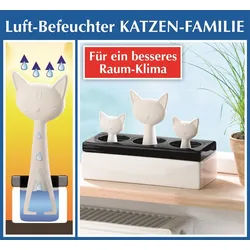 Maximex Luftbefeuchter Luftbefeuchter Katzenfamilie bunt