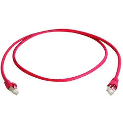 Telegärtner Telegärtner 100009123 RJ45 Patchkabel CAT 6a S/FTP 20.00 m Rot Flammwi Netzkabel, (2000.00 cm) rot