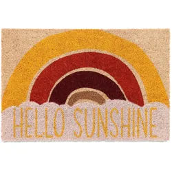 Relaxdays FUßMATTE , Textil, Kunststoff , 60x40 cm , Teppiche und Böden, Schmutzfangmatten, Fußmatten