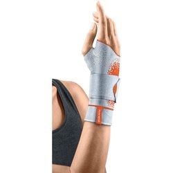 Sporlastic Manudyn Supreme Handgelenkbandage platinum-orange 1 St grau