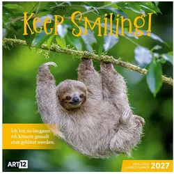 Ackermann Wandkalender Keep Smiling Kalender 2027 - 30x30 - Art12