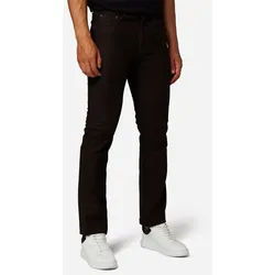 RICANO Lederhose RT-101 Lederjeans aus Büffel Nubuk Leder im klassischen 5-Pocket-Stil braun 26