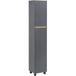 Hochschrank Massimo Dunkelgrau ca. 33x175x30 cm