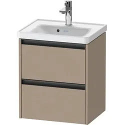 Duravit Ketho.2 Waschtischunterbau wandhängend Leinen Matt 484x375x549 mm - K25280075750000 K25280075750000