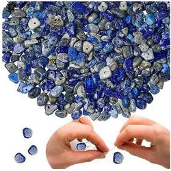 LuxusKollektion Bastelperlen Kristall Perlen Set 400 Stück DIY Schmuck Basteln Lapislazuli 5-8mm