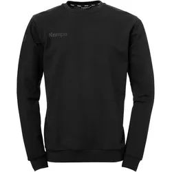 Trainingsshirt KEMPA "Sweatshirt TRAINING TOP Kids", Mädchen, Gr. 128, schwarz, Obermaterial: 80% Baumwolle CO. 20% Polyester PES., Shirts