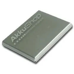 AccuCell Akku passend für JVC BN-V107, BN-V114, 850mAh Silber
