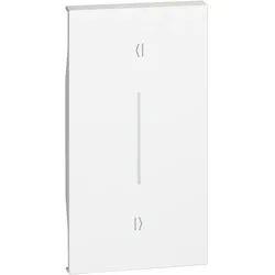 BTicino KW05M2V LivingNow 2M Tasten- abdeckung Auf-Ab für vertikale Inst. White