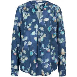 La blouse 100% viscose Peter Hahn bleu