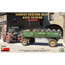 1:35 Deutscher Traktor D8506 mit Anhänger (1)
