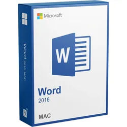Microsoft Word 2016 MAC