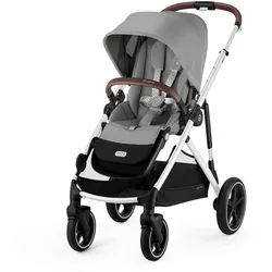 cybex Gold Kinderwagen , Grau , Textil , 65x110x106 cm , UV 50+ , Feststellbremse, Federung, 5-Punkte-Gurt, für Babyschale geeignet, Sitz umsetzbar, erweiterbar für Geschwister , Baby on Tour, Kinderwagen, Kombikinderwagen
