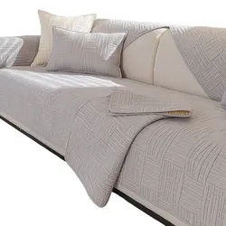 Kaket Sofaschoner Sofaschoner Schlichtes, modernes Sofabezugs, dickes sofahussen, Geeignet für alle Jahreszeiten, rutschfest grau 70 cm x 70 cm