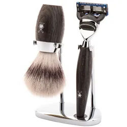 MÜHLE Rasierset, 3-tlg. braun