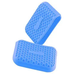 Kochblume Topfhandschuhe Griffschutz, (Set, 2-tlg), Hitzebeständig bis 230° blau