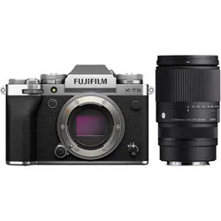 Fujifilm X-T5 Gehäuse silber + Sigma 16-300mm f3,5-6,7 DC OS Fuji X