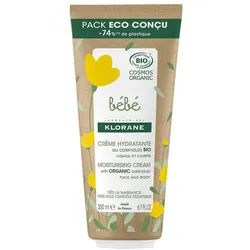 KLORANE Körperpflegemittel BÉBÉ BIO crème hydratante packaging eco 200ml