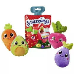 Squeezlings: Überraschungs-Gemüse-Obst-Plüschtiere