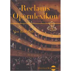 Reclams Opernlexikon (Digitale Bibliothek 52) | Zustand: Neu & original versiegelt