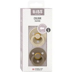 Bibs Schnullerduo Vanilla/Dark Oak 18m+